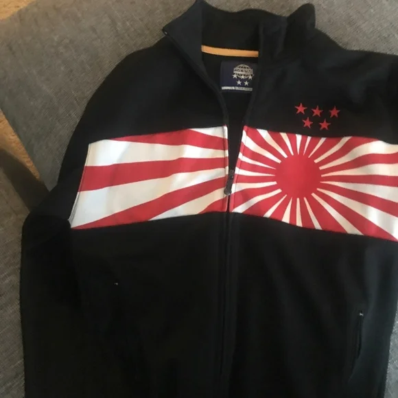 JDM Rising Sun Performance Track Jacket - Picture 1 of 2